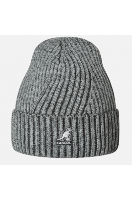 Kangol Hat - 2-Tone Cuff Pull On Light Grey / Dark Grey